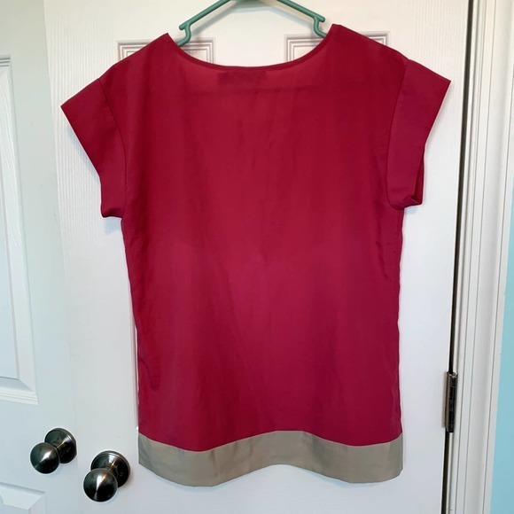 The Limited Women's Size Small Pink Boxy Short Sleeve Top - Picture 5 of 5